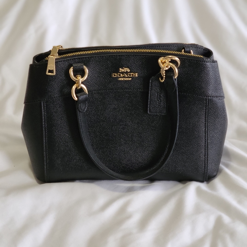 Black coach purse